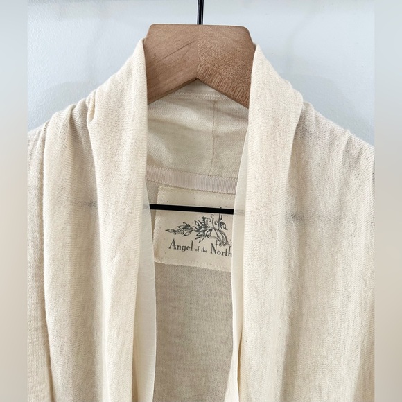 Anthropologie Angel Of The North Cardigan Oatmeal Size Small - Picture 5 of 6